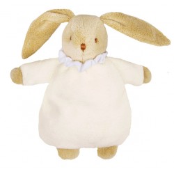 Trousselier doudou lapin hochet ivoire