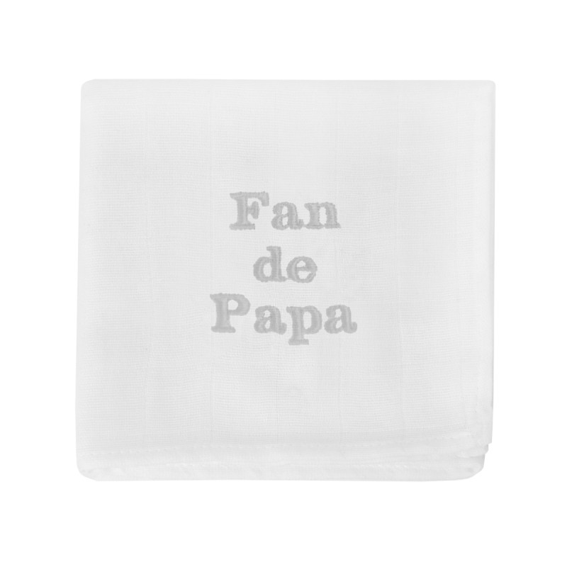 Lange brodé Fan de Papa