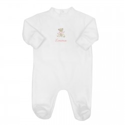 Tetine bebe bleu layette personnalisé - Kids and Crea