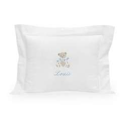 Coussin de naissance bébé chien - Coussin personnalisé - Ourson Câlin