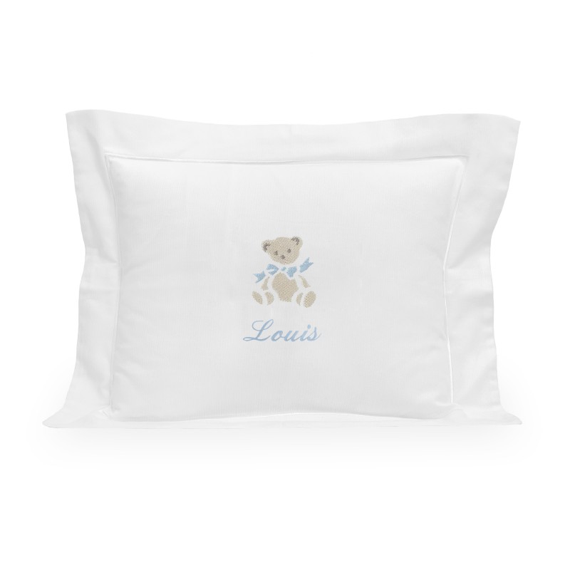 Coussin personnalisé avec un ours.