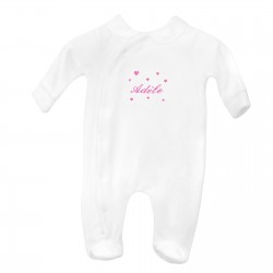 Pyjama personnalisé avec des cœurs