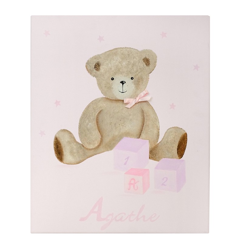 Tableau Nounours personnalisé pour chambre enfant