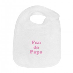 Cadeau pour la fête des Pères, un bavoir Fan de Papa.