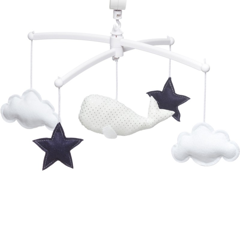 Pouce et Lina mobile musical baleine Pouce et Lina mobile musical baleine