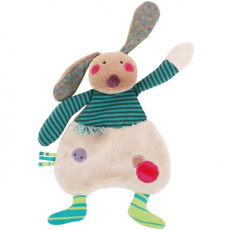 Doudou lapin Les Jolis Pas Beaux Moulin Roty Doudou lapin Les Jolis Pas Beaux Moulin Roty