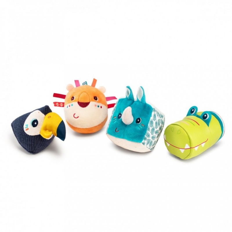 Lilliputiens set 4 formes jungle Lilliputiens set 4 formes jungle