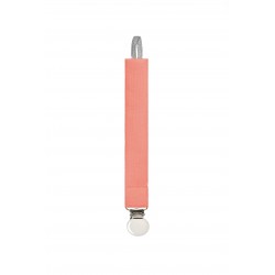 Attache tétine corail personnalisable