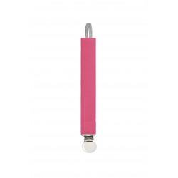 Attache tétine fuchsia personnalisable