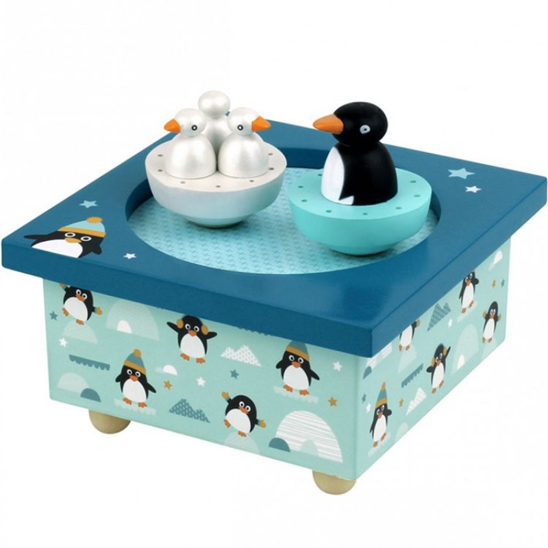 Trousselier boite à musique Pingouins