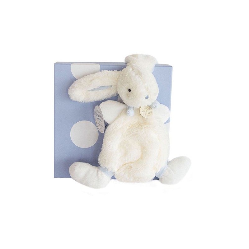 Doudou et Compagnie Lapin Bonbon bleu