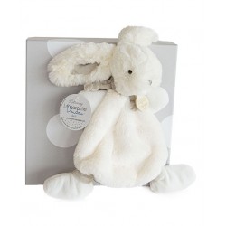 Doudou et Compagnie Lapin Bonbon taupe