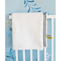 Doudou et Compagnie Yoka le koala plaid douceur blanc