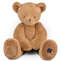 Histoire d'Ours peluche ours Clémentin Marron Miel 80 cm