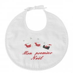 Bavoir bébé naissance Noël