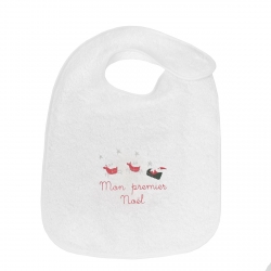 Bavoir avec attache velcro Mon Premier Noël Bavoir avec attache velcro Mon Premier Noël