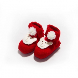 Chaussons pour les bébés pour les fêtes de Noël